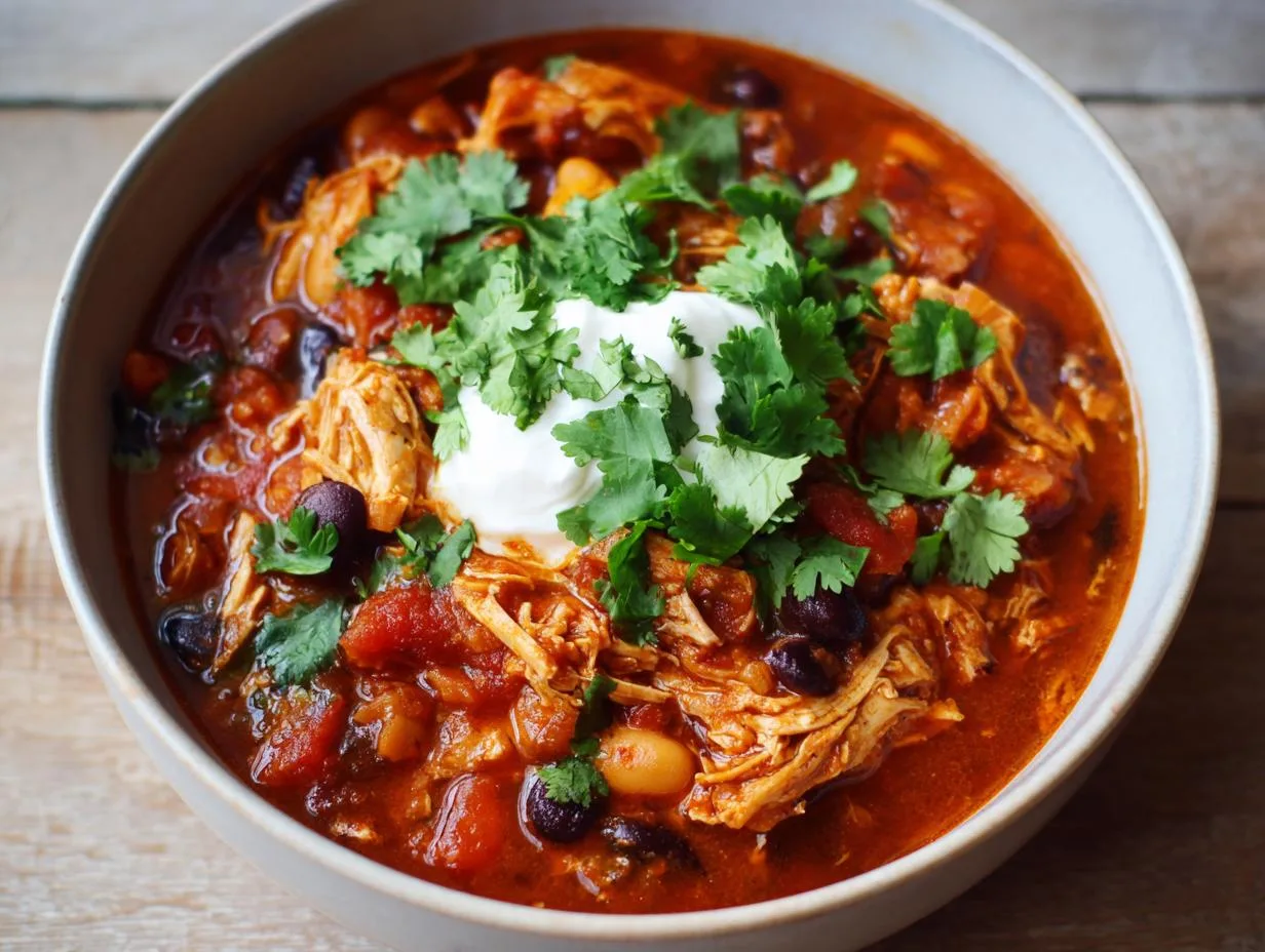 Easy Crockpot 3-Bean Chicken Chili That Melts Your Heart