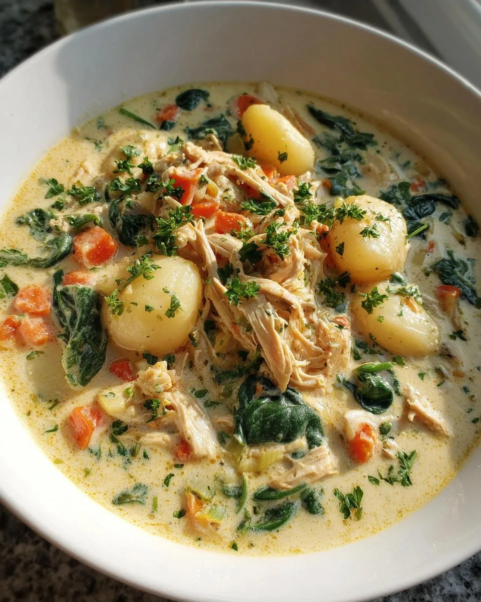 Crockpot Chicken Gnocchi Soup - detail 4