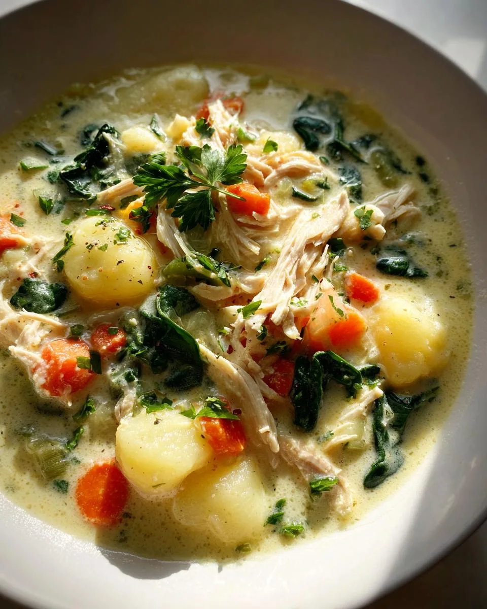 Crockpot Chicken Gnocchi Soup - detail 5