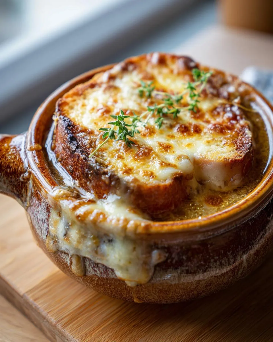 Crockpot French Onion soup - detail 5