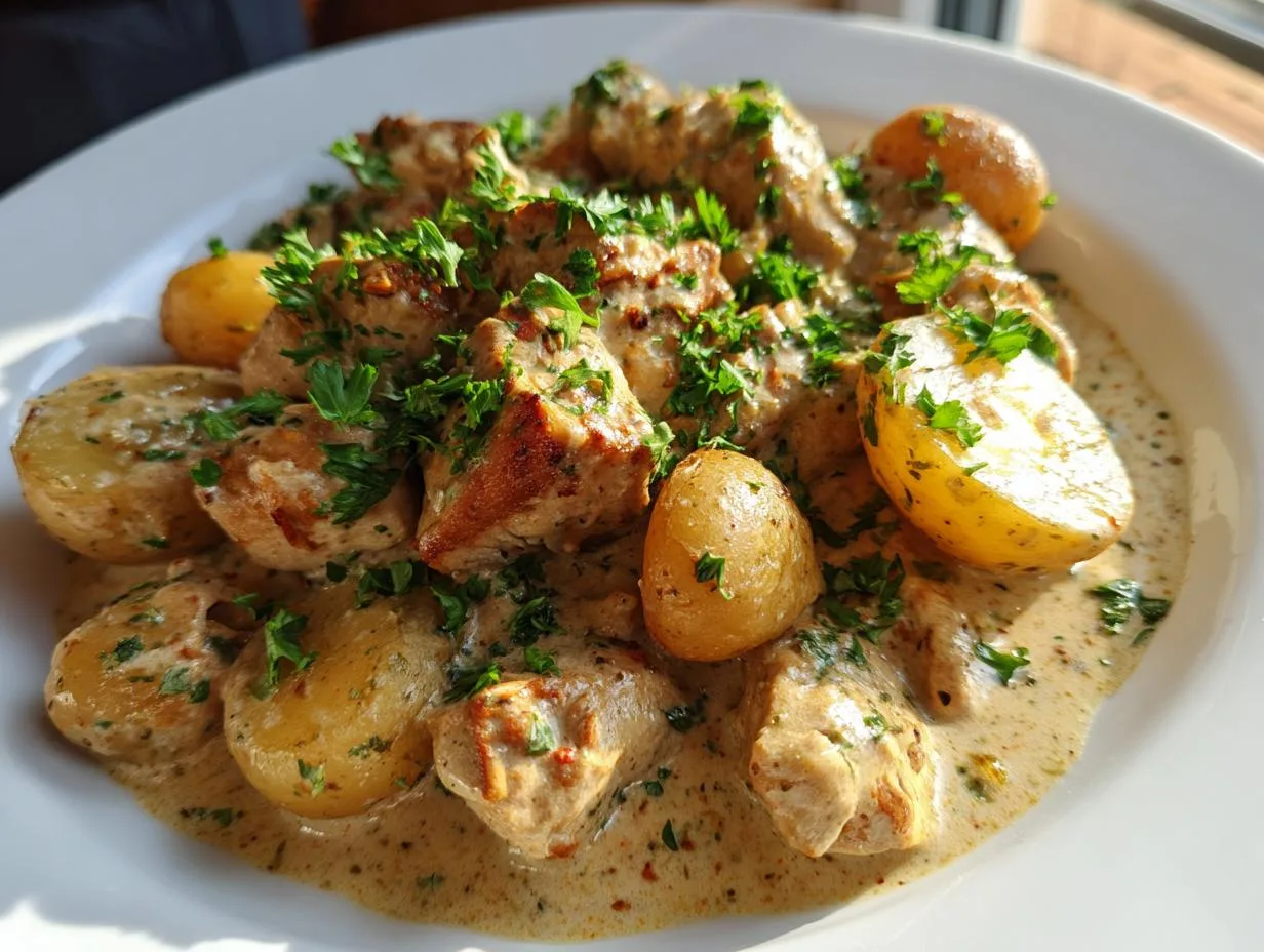 5-Ingredient Crockpot Garlic Parmesan Chicken You’ll Crave