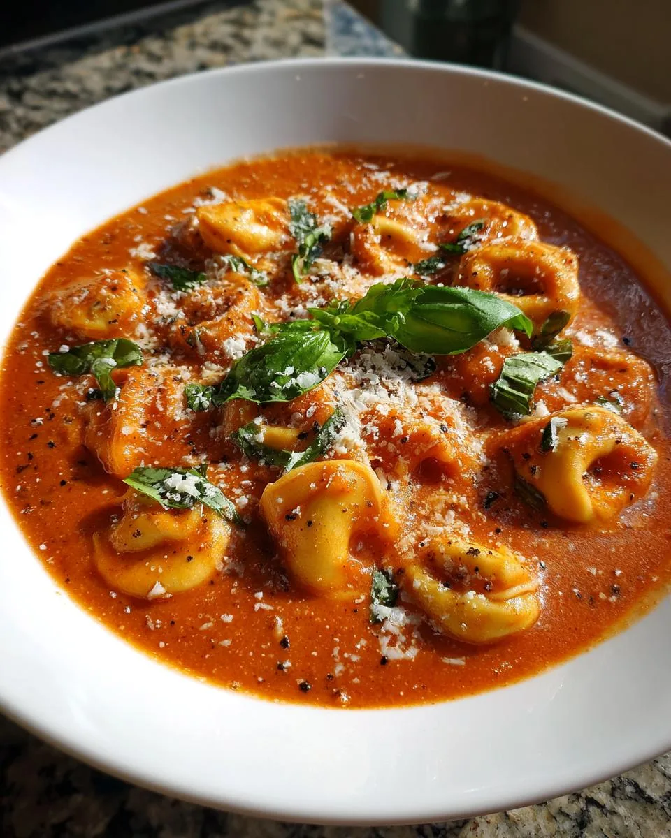 Crockpot Tomato Tortellini Soup - detail 5