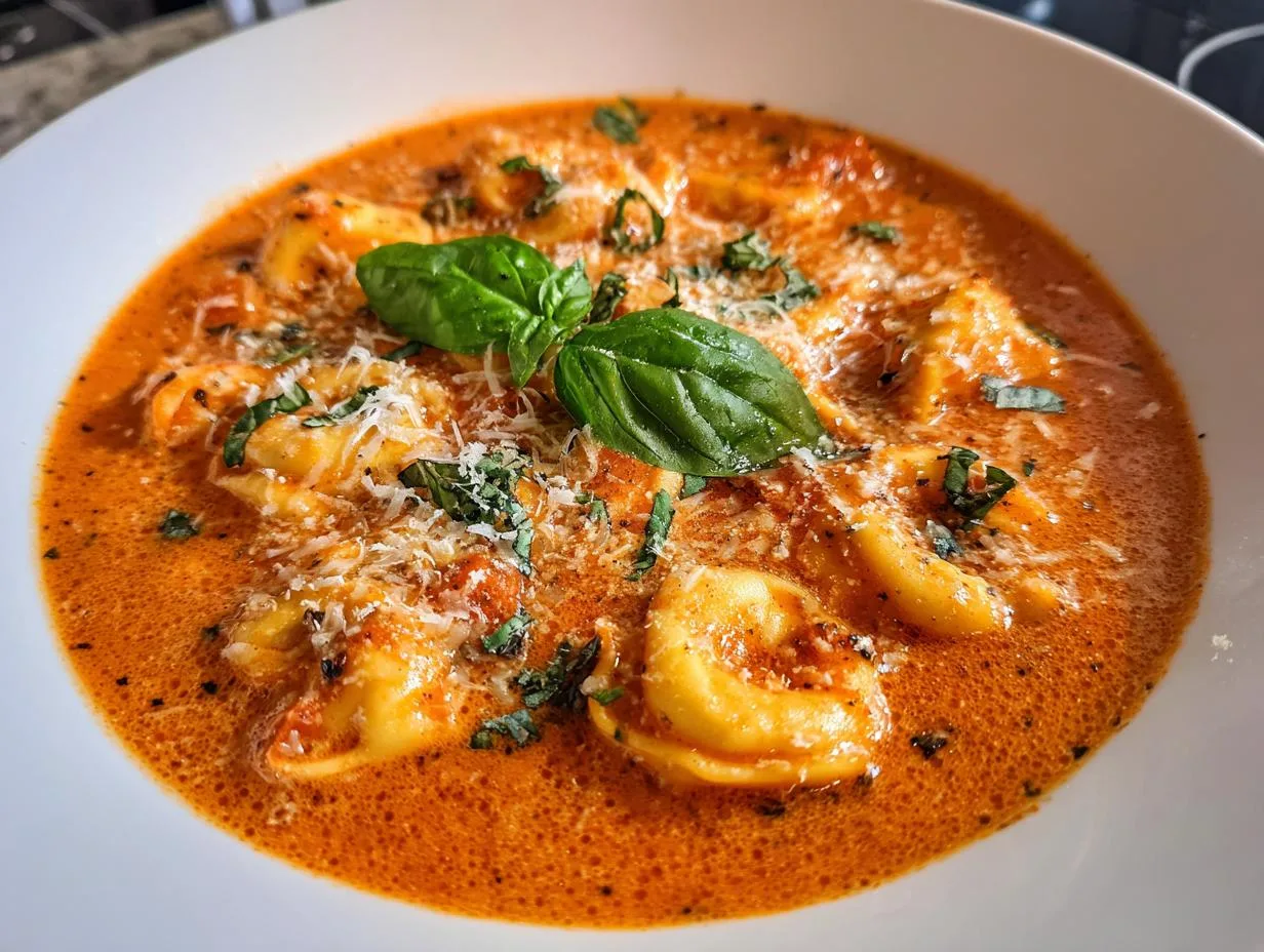 Crockpot Tomato Tortellini Soup: 7-Hour Comfort in a Bowl