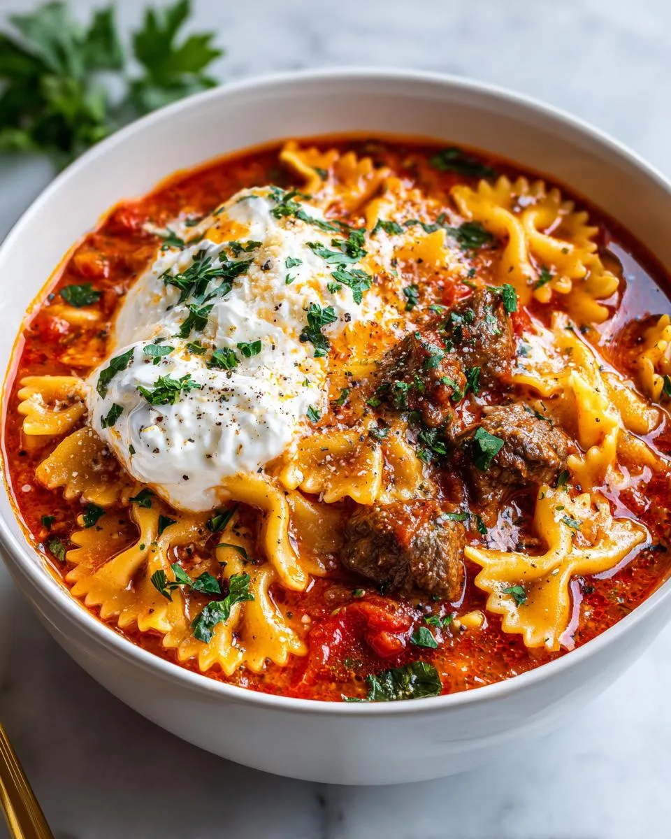 Delicious Lasagna Soup Recipe - detail 4