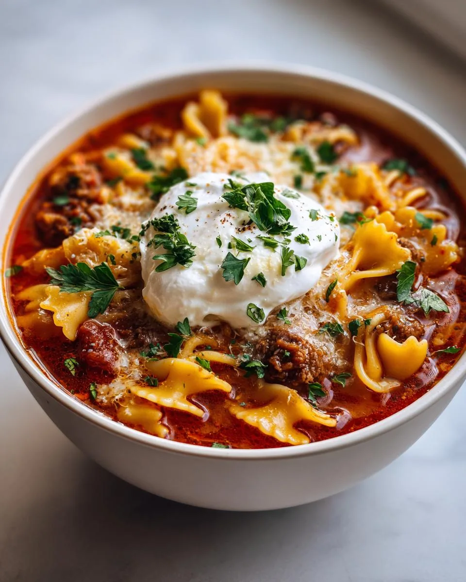 Delicious Lasagna Soup Recipe - detail 5