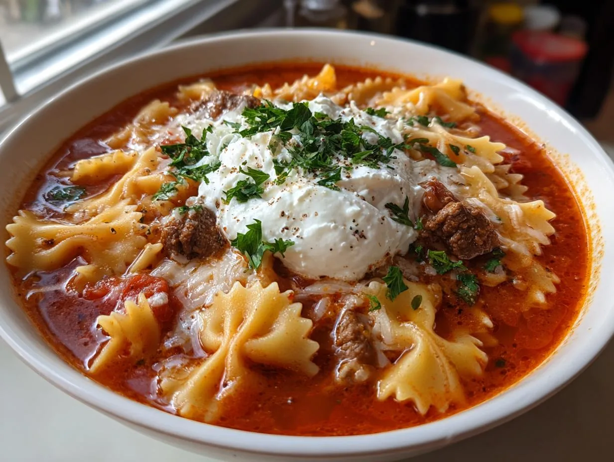 1 Pot 30-Minute Delicious Lasagna Soup Recipe That Wows