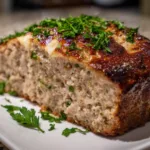 Garlic Parmesan Chicken Meatloaf
