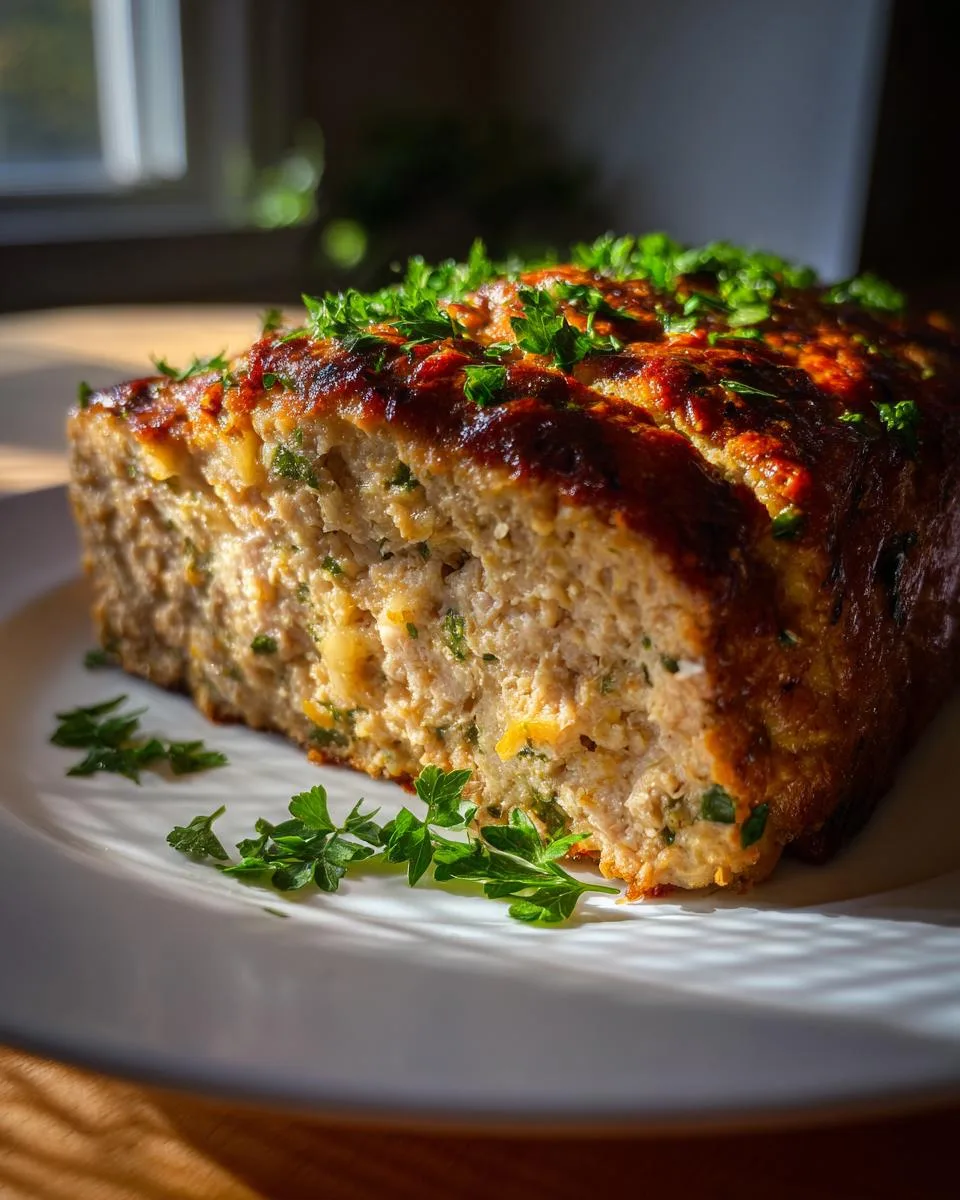 Garlic Parmesan Chicken Meatloaf - detail 3