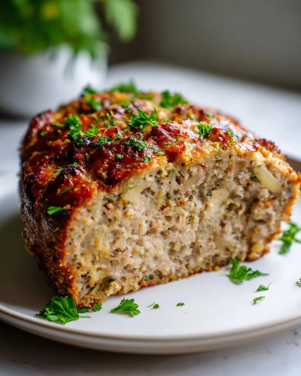 Garlic Parmesan Chicken Meatloaf - detail 4