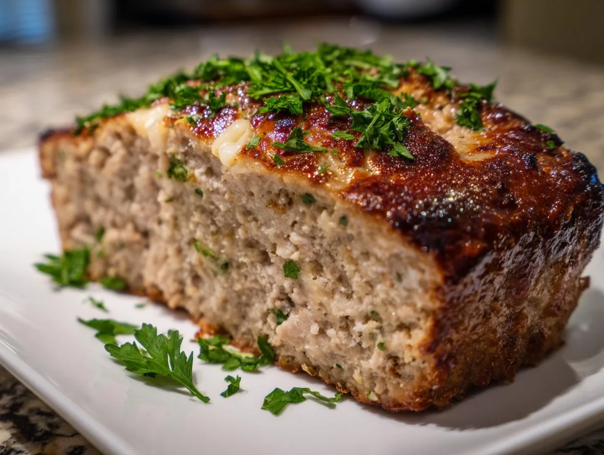 Juicy Garlic Parmesan Chicken Meatloaf in Just 45 Minutes
