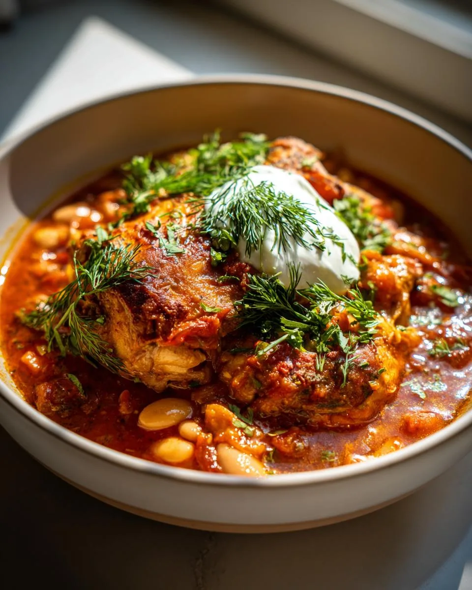 Greek Marinated Chicken Chili - detail 3