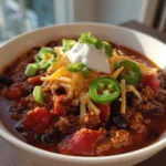 Ground Chicken & Bean Chili