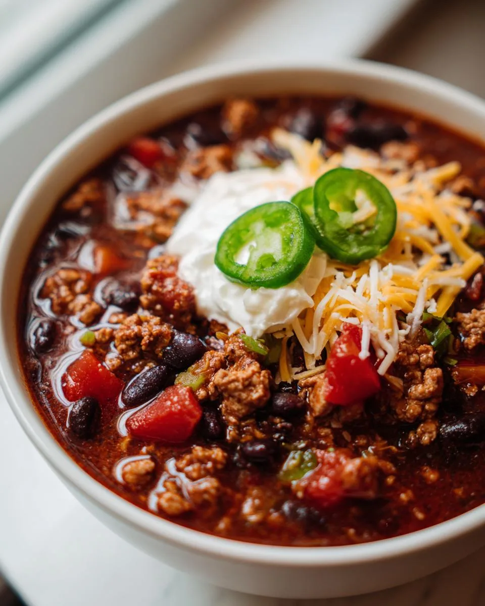Ground Chicken & Bean Chili - detail 2