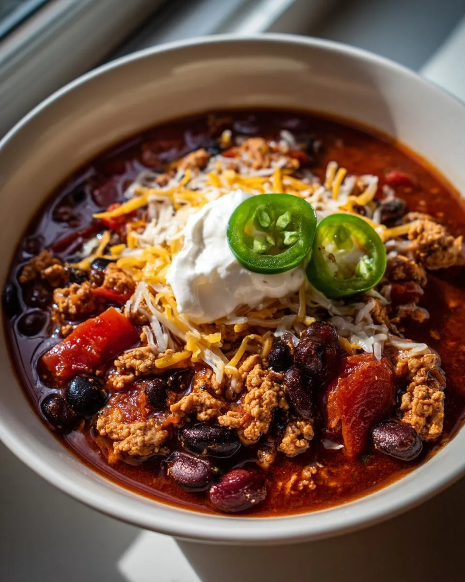 Ground Chicken & Bean Chili - detail 3