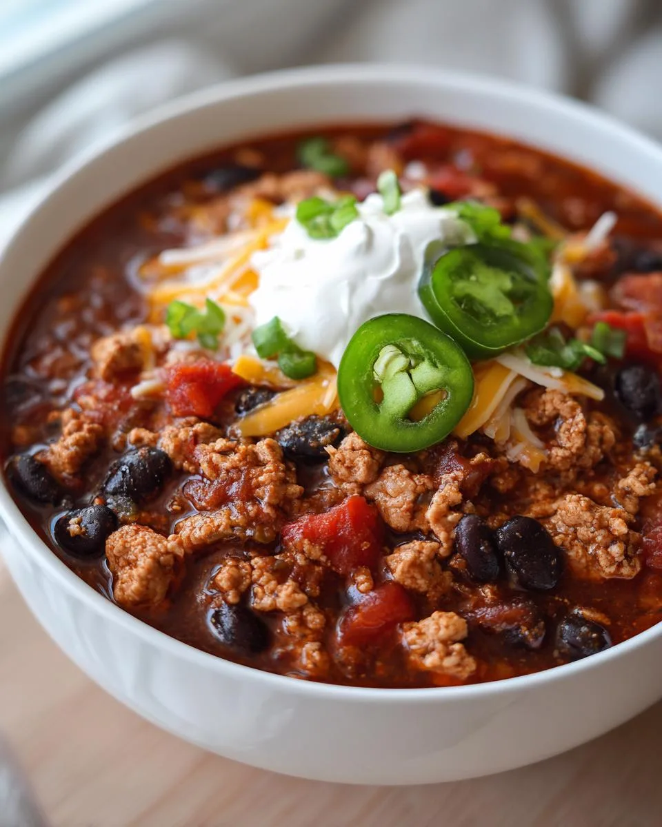 Ground Chicken & Bean Chili - detail 4