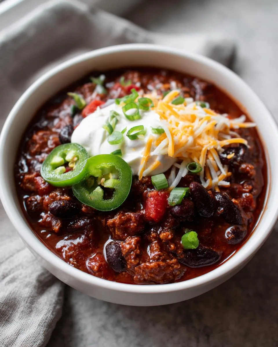 Ground Chicken & Bean Chili - detail 5