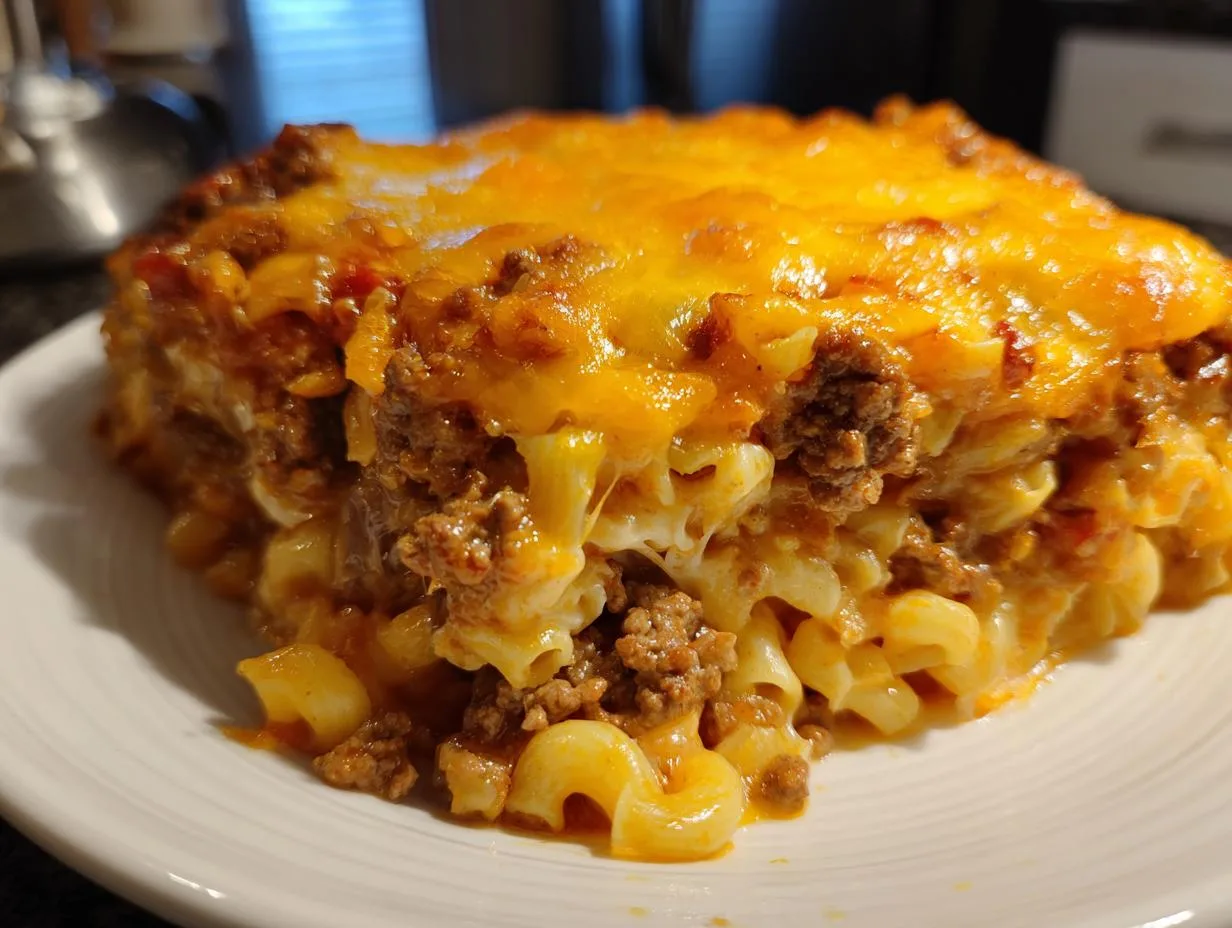 Irresistible Hamburger Casserole Recipe Ready in 25 Minutes