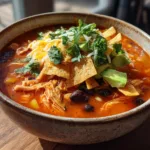 Healthy Chicken Tortilla Soup