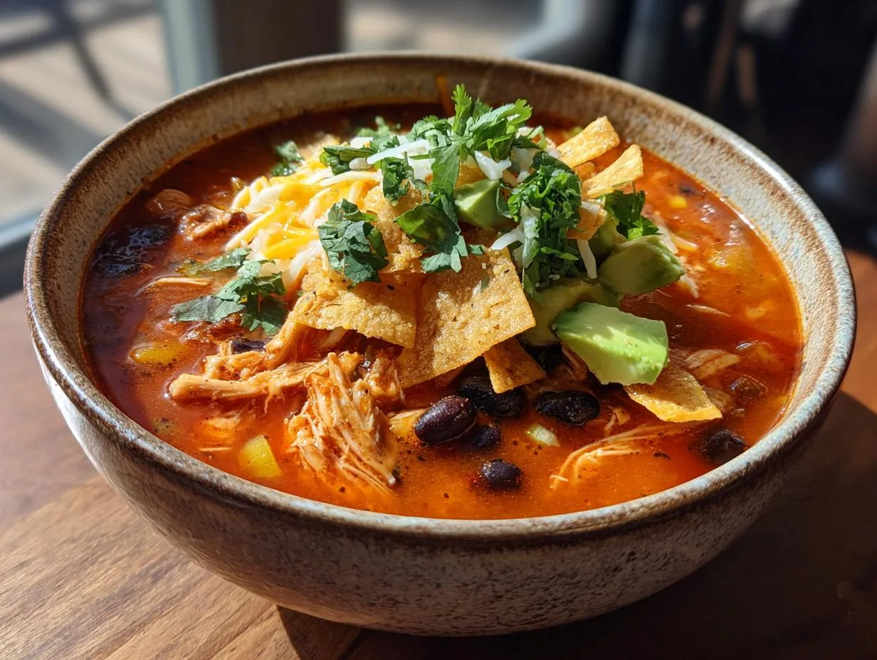 30-Minute Healthy Chicken Tortilla Soup for Cozy Nights