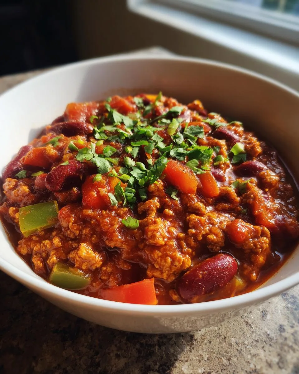 Healthy Instant Pot Chicken Chili - detail 1
