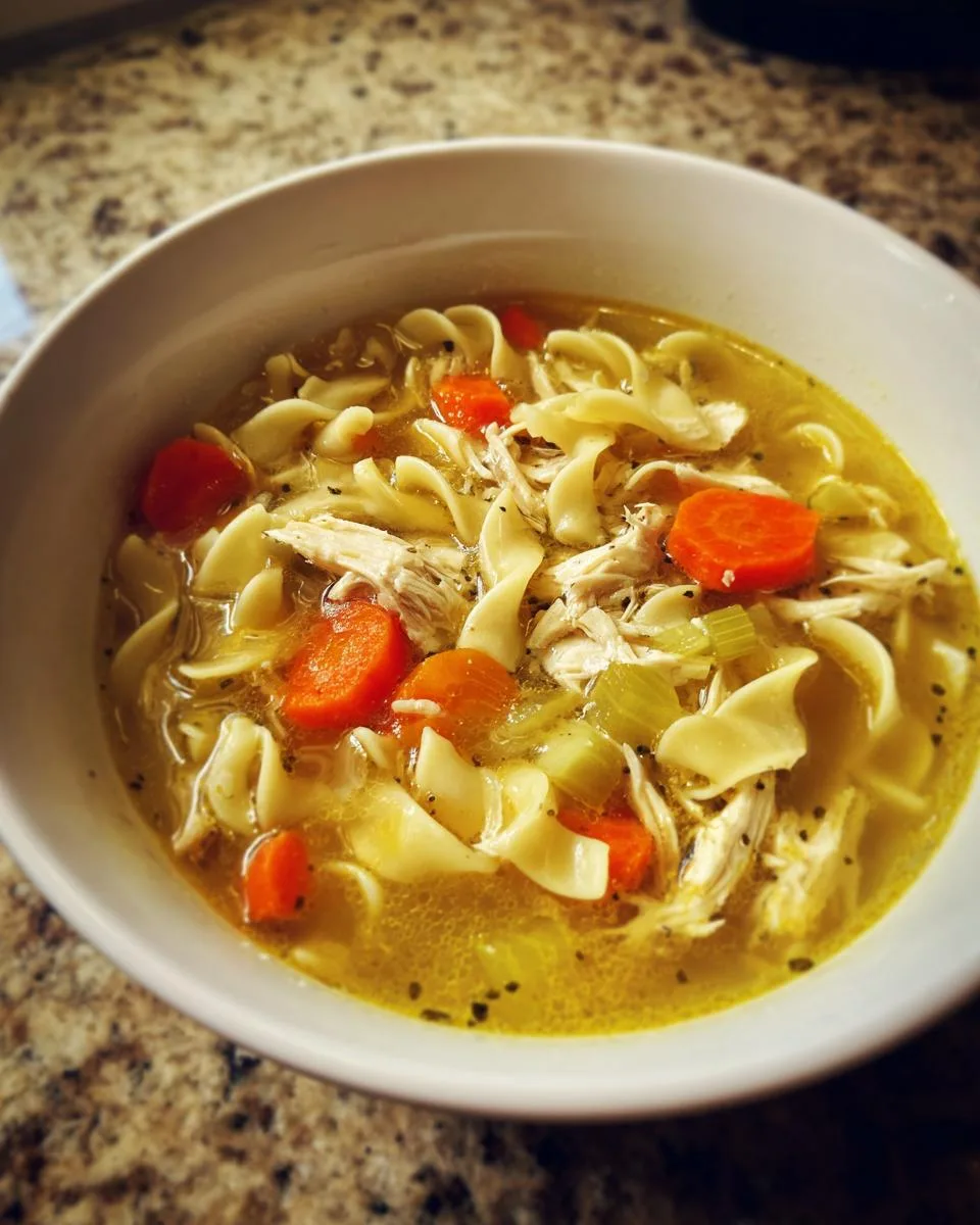 Homemade Chicken Noodle Soup - detail 1