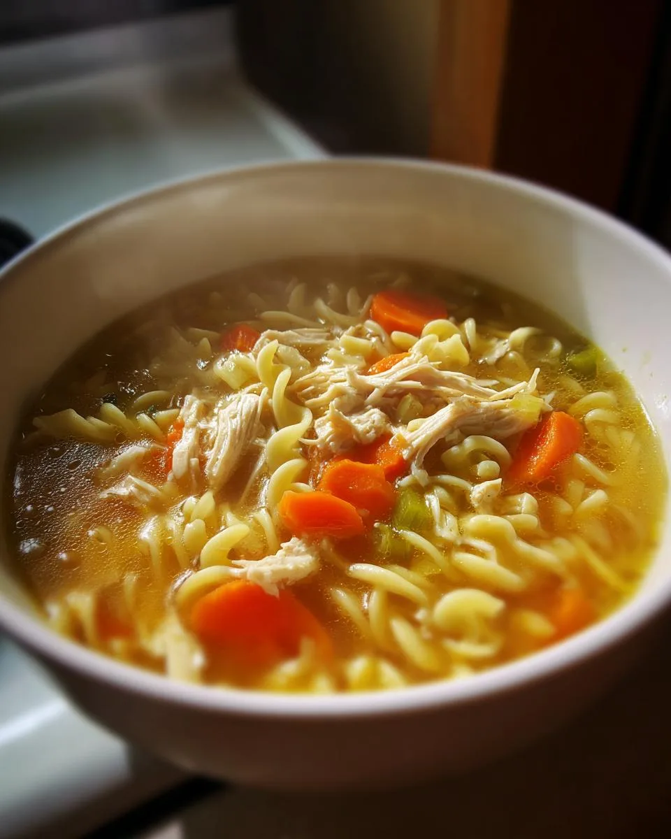 Homemade Chicken Noodle Soup - detail 2