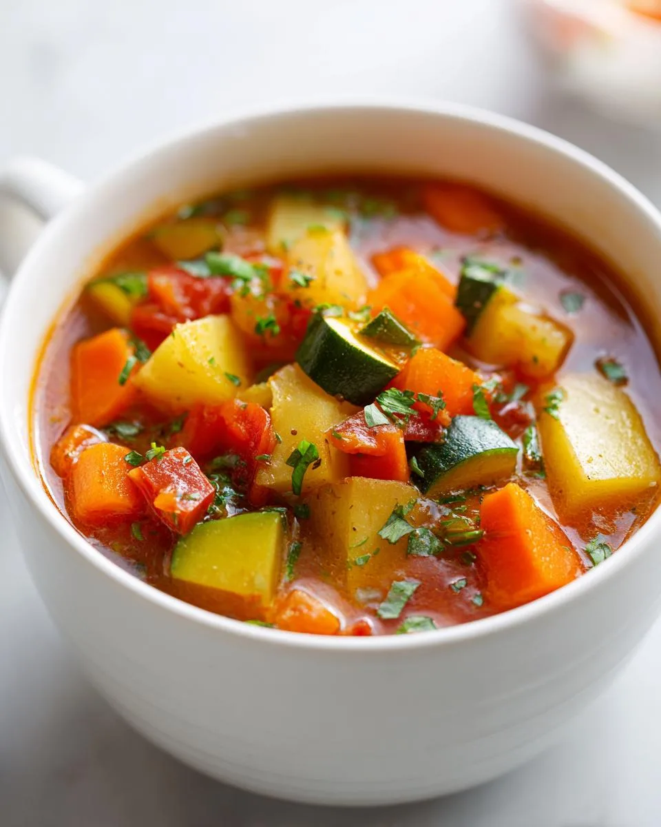 Homemade Vegetable Soup - detail 5