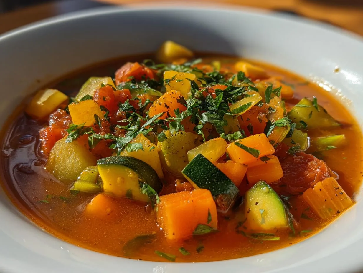 Hearty 8-Veggie Homemade Vegetable Soup That Heals