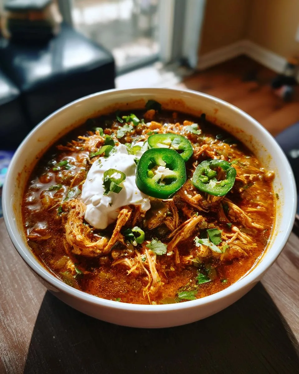 Keto Instant Pot Chicken Chili - detail 3