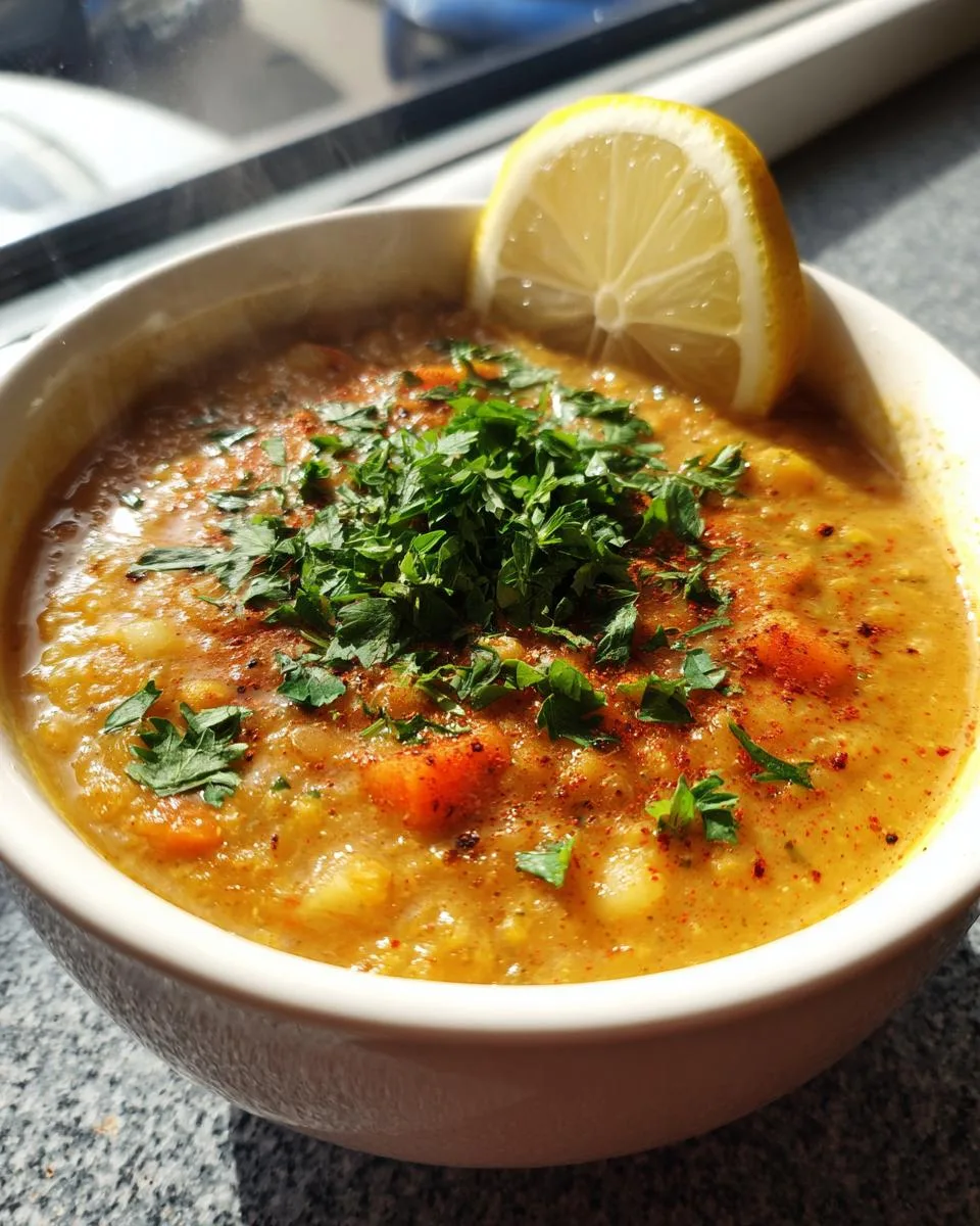 Lebanese Lentil Soup Recipe - detail 1