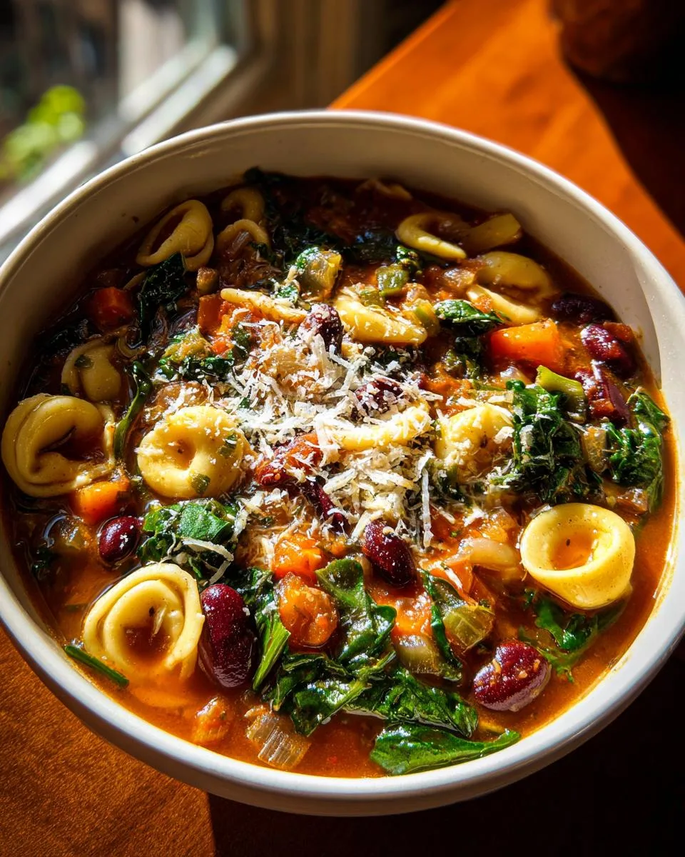 Minestrone Soup - detail 1