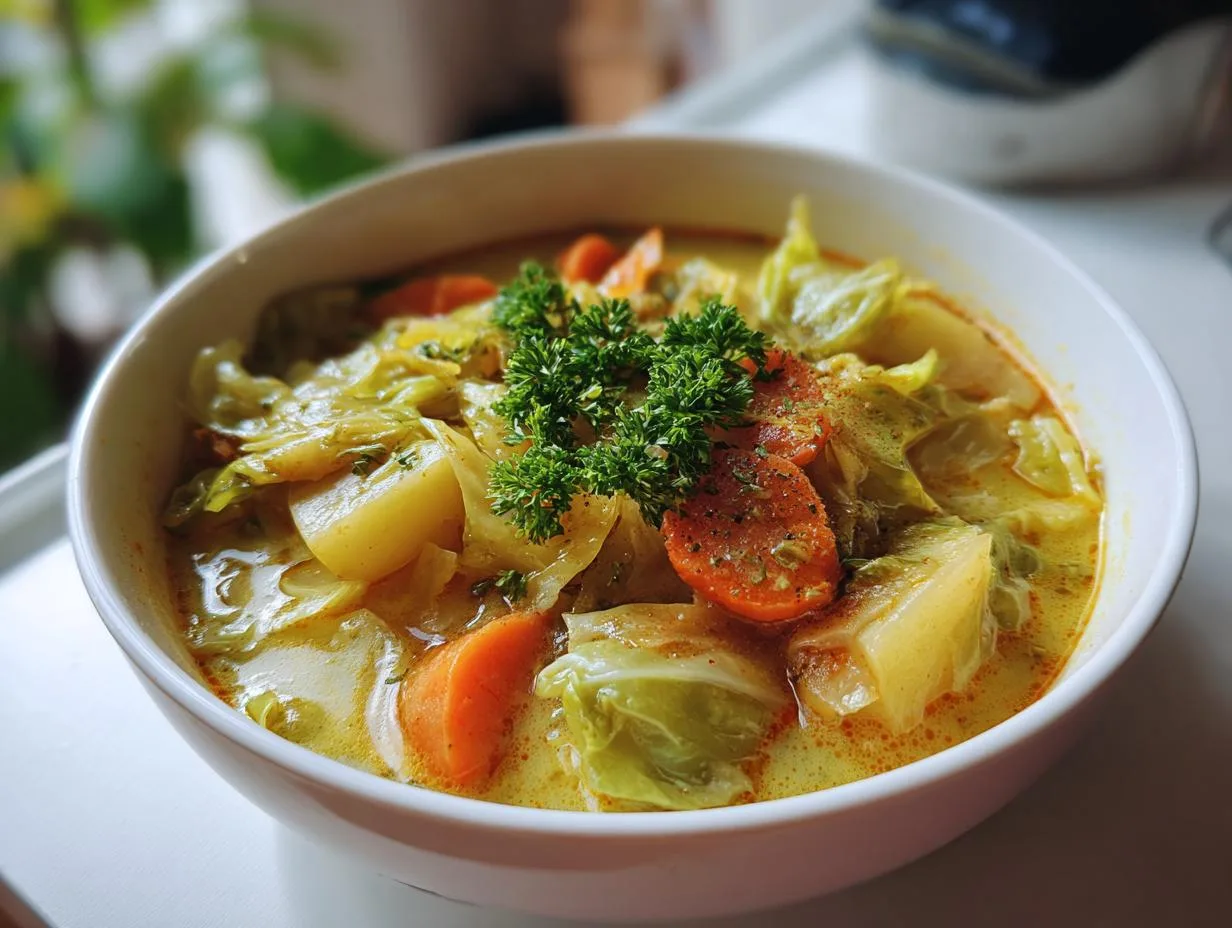 Hearty One-Pot Cabbage Soup Recipe in Just 30 Minutes