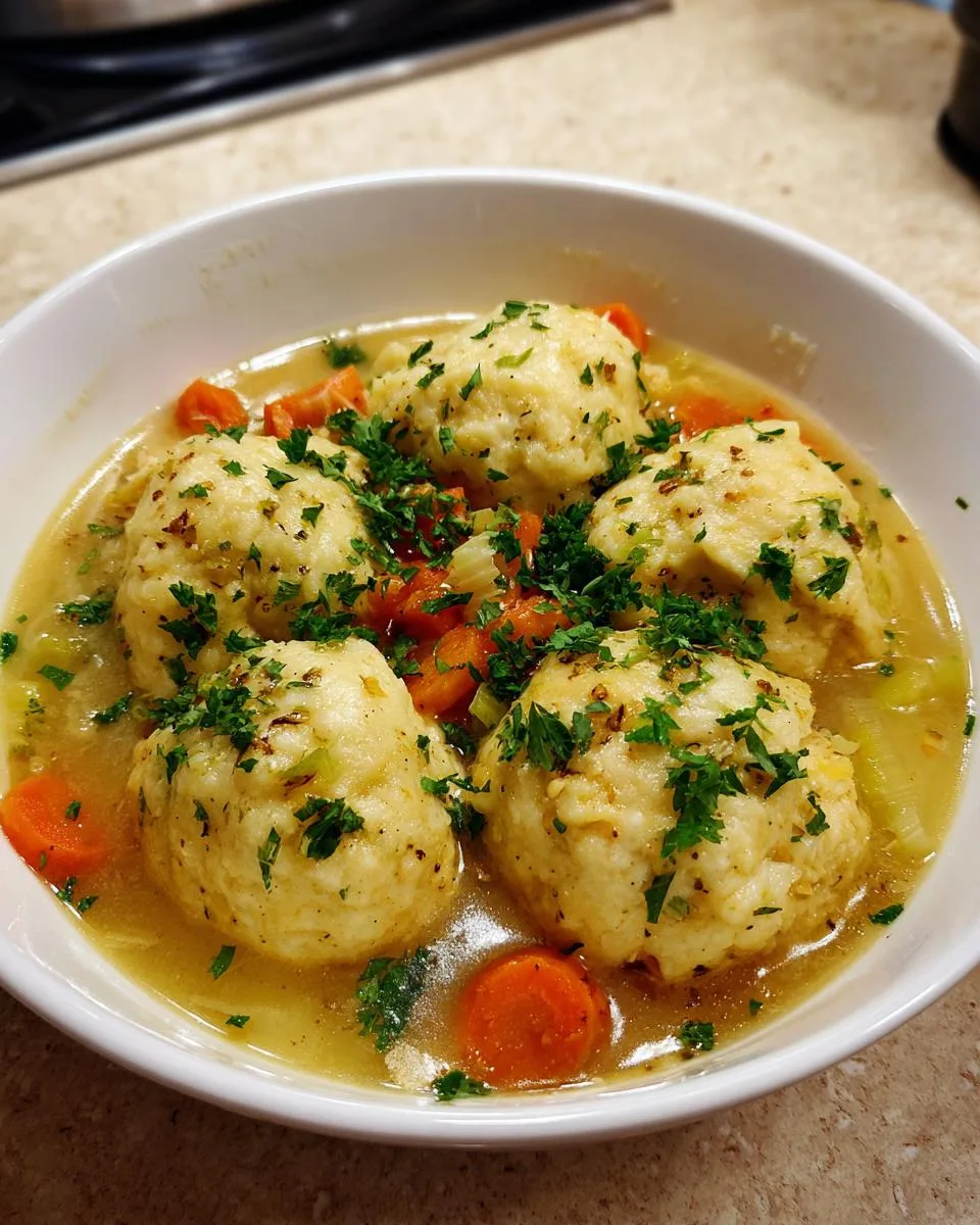 One Pot Chicken Dumpling Soup - detail 2
