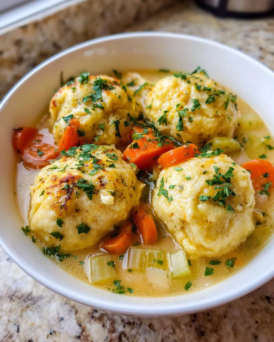 One Pot Chicken Dumpling Soup - detail 4