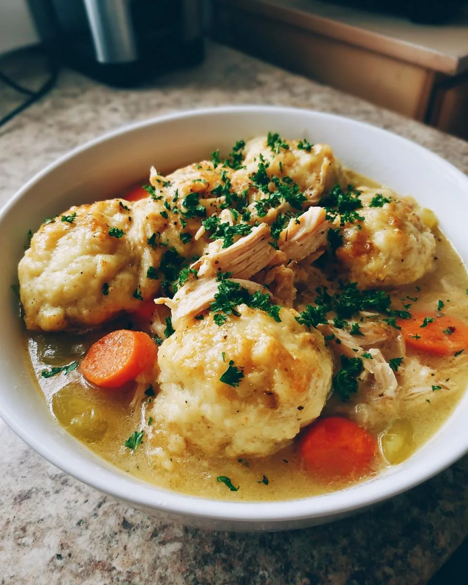 One Pot Chicken Dumpling Soup - detail 5