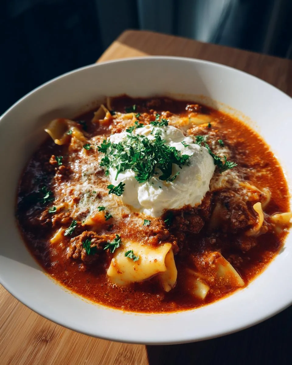 One-Pot Lasagna Soup - detail 1