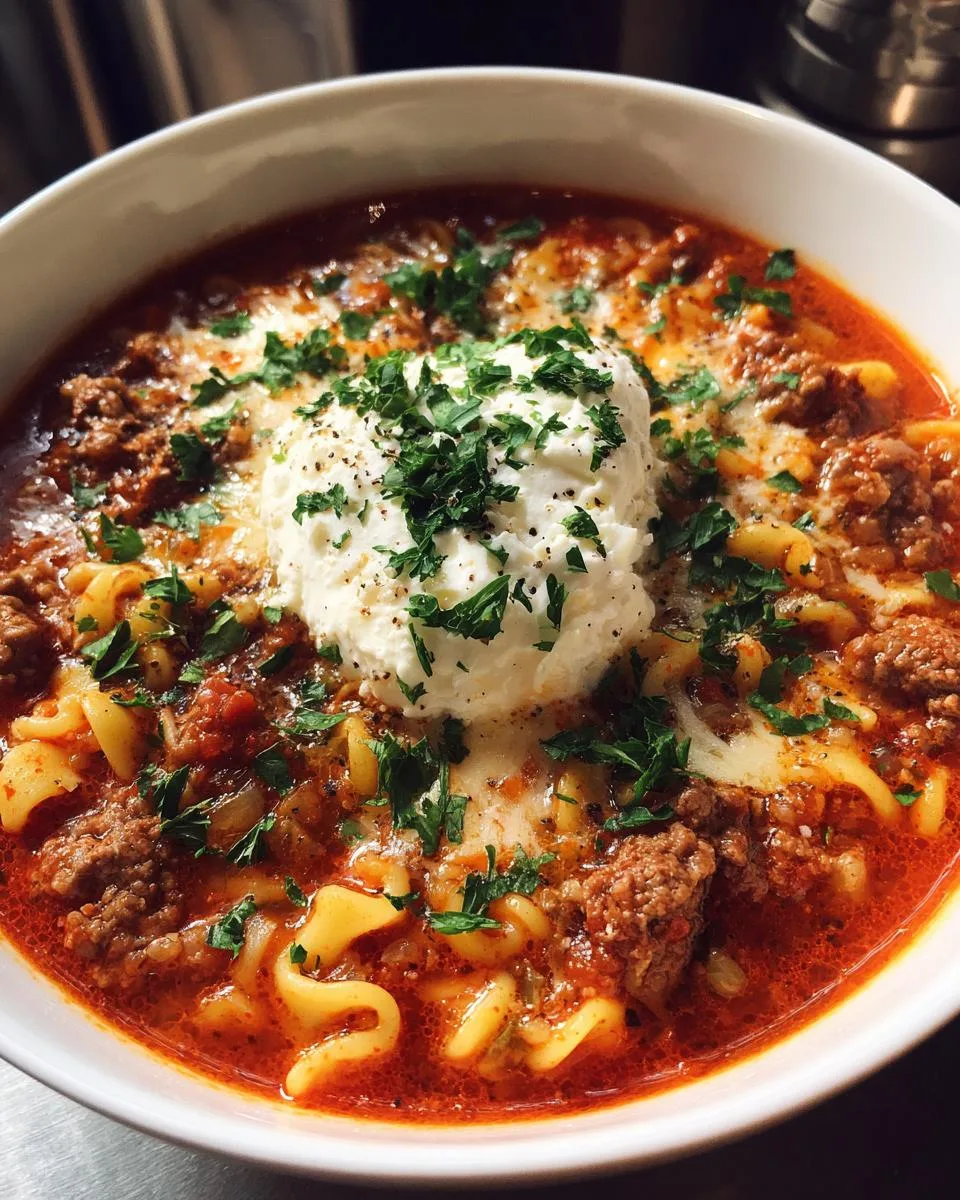 One-Pot Lasagna Soup - detail 3