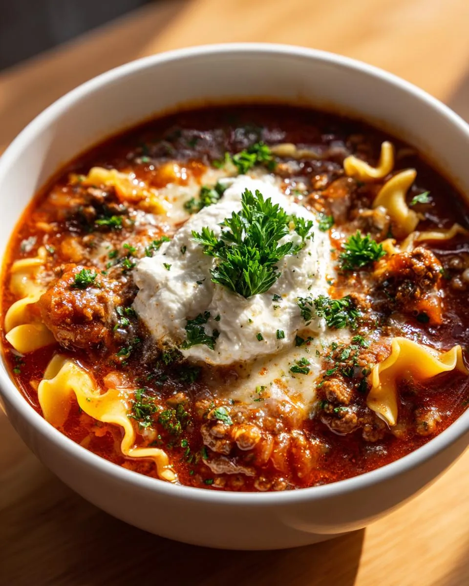 One-Pot Lasagna Soup - detail 4