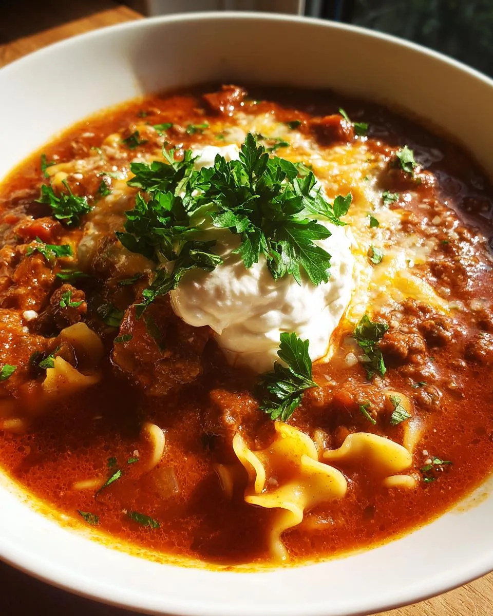 One-Pot Lasagna Soup - detail 5