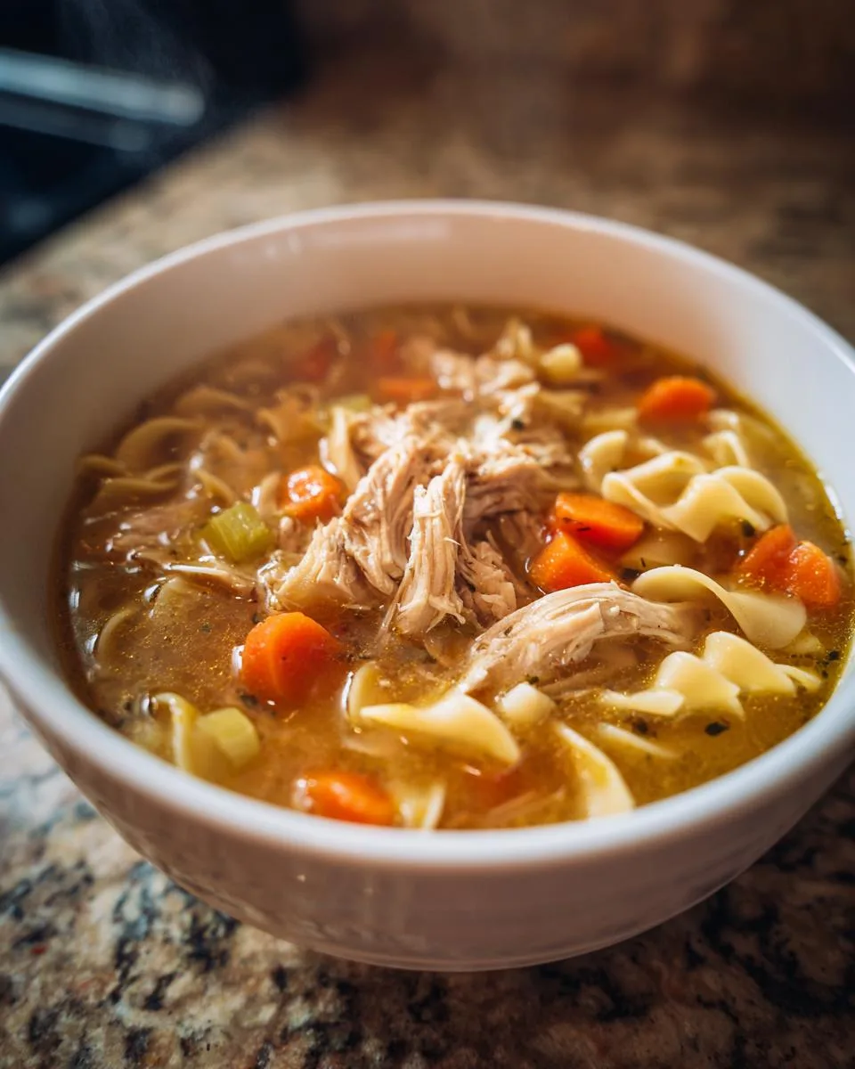 Panera Chicken Noodle Soup - detail 2