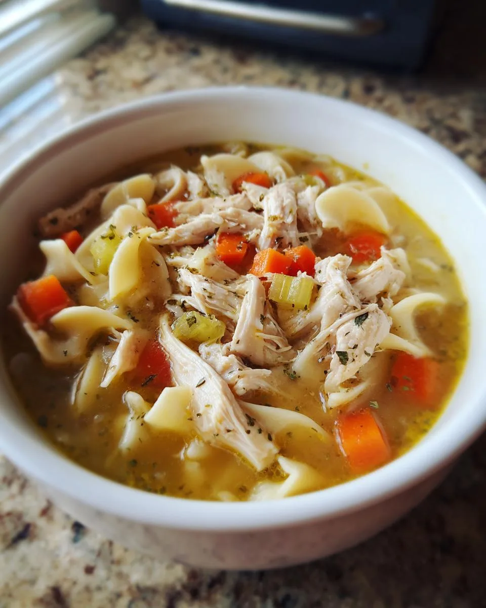 Panera Chicken Noodle Soup - detail 3
