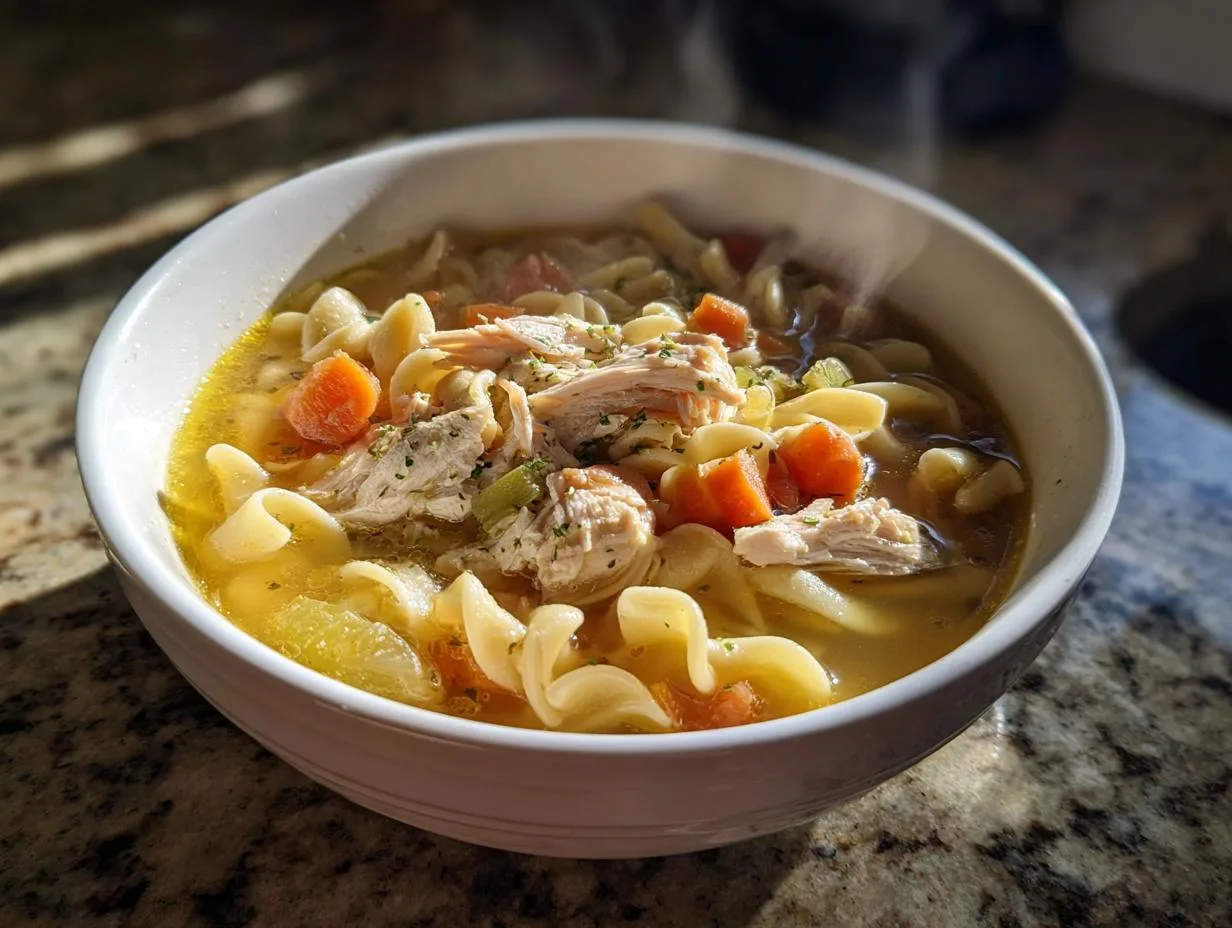 35-Minute Panera Chicken Noodle Soup Recipe for Instant Comfort
