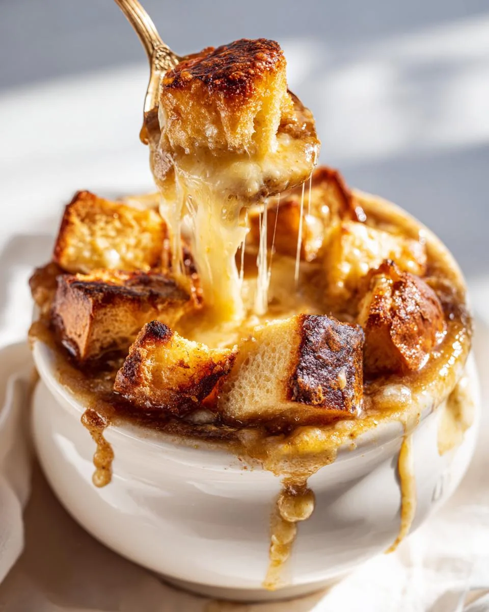 Panera French Onion Soup - detail 1