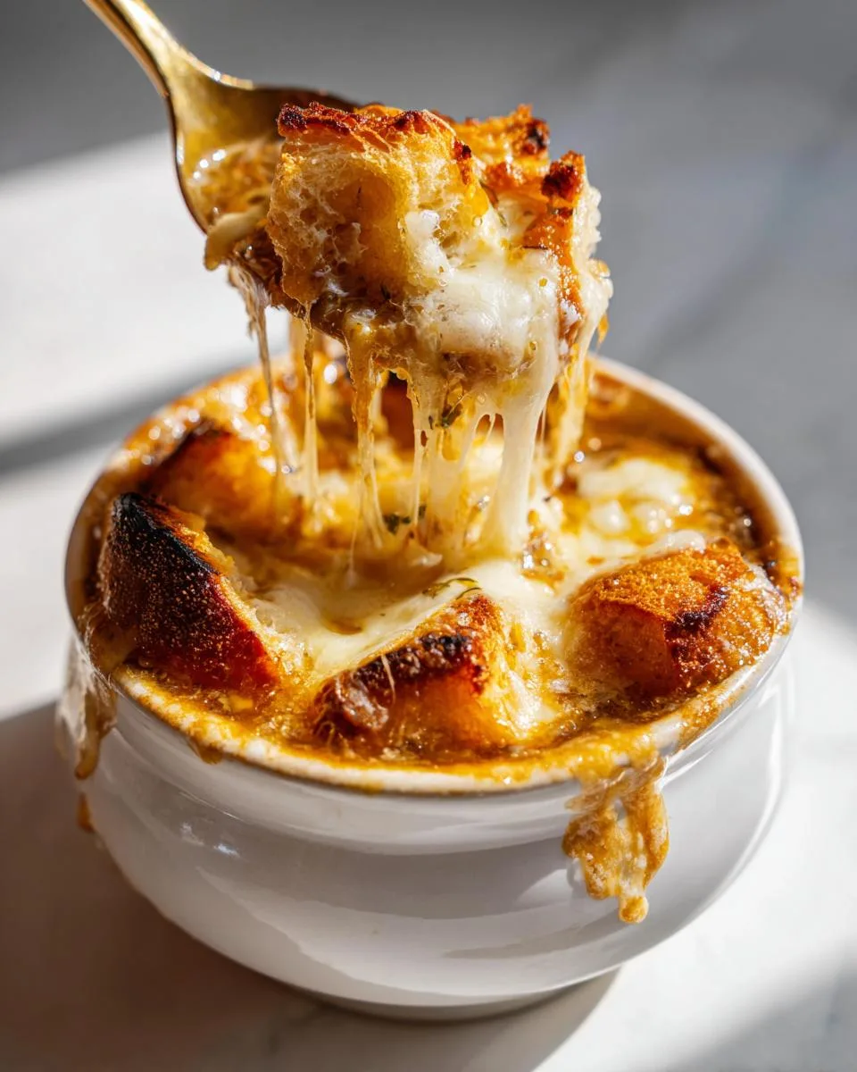 Panera French Onion Soup - detail 2