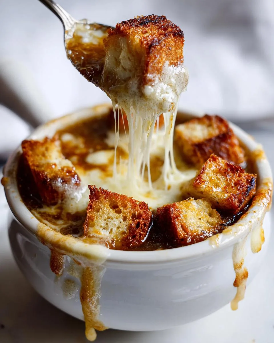 Panera French Onion Soup - detail 4
