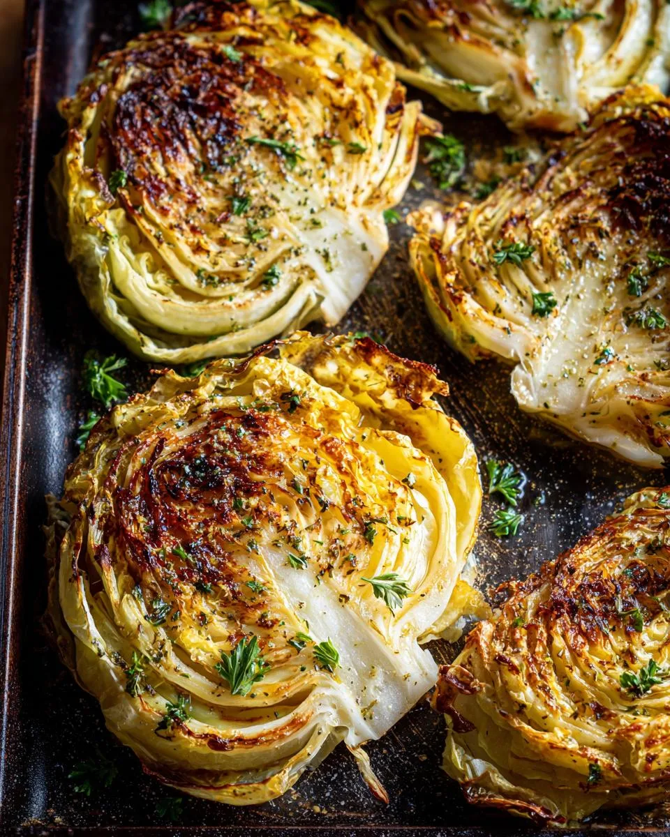 Roasted Cabbage Steaks - detail 3