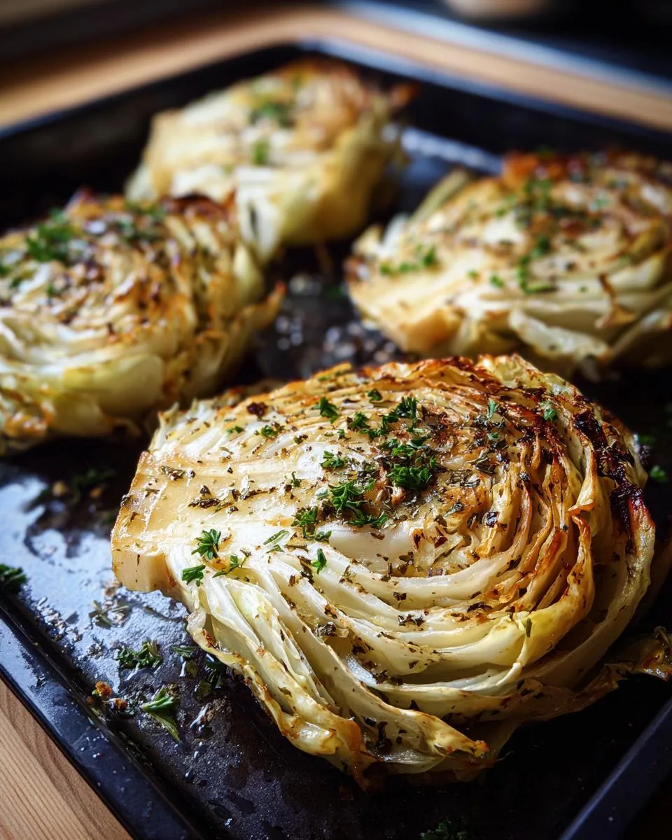 Roasted Cabbage Steaks - detail 4