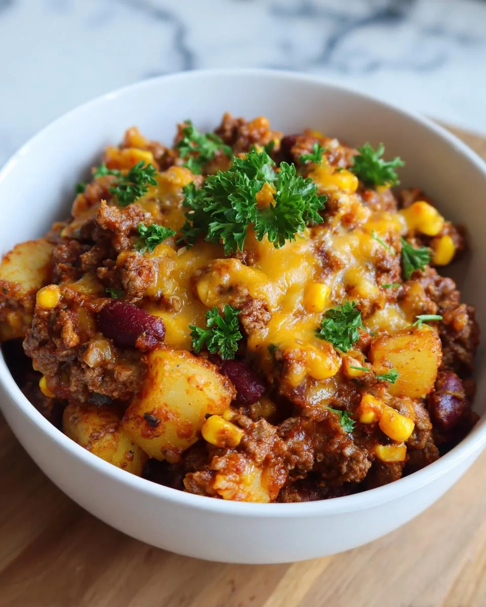 Slow Cooker Cowboy Casserole - detail 1