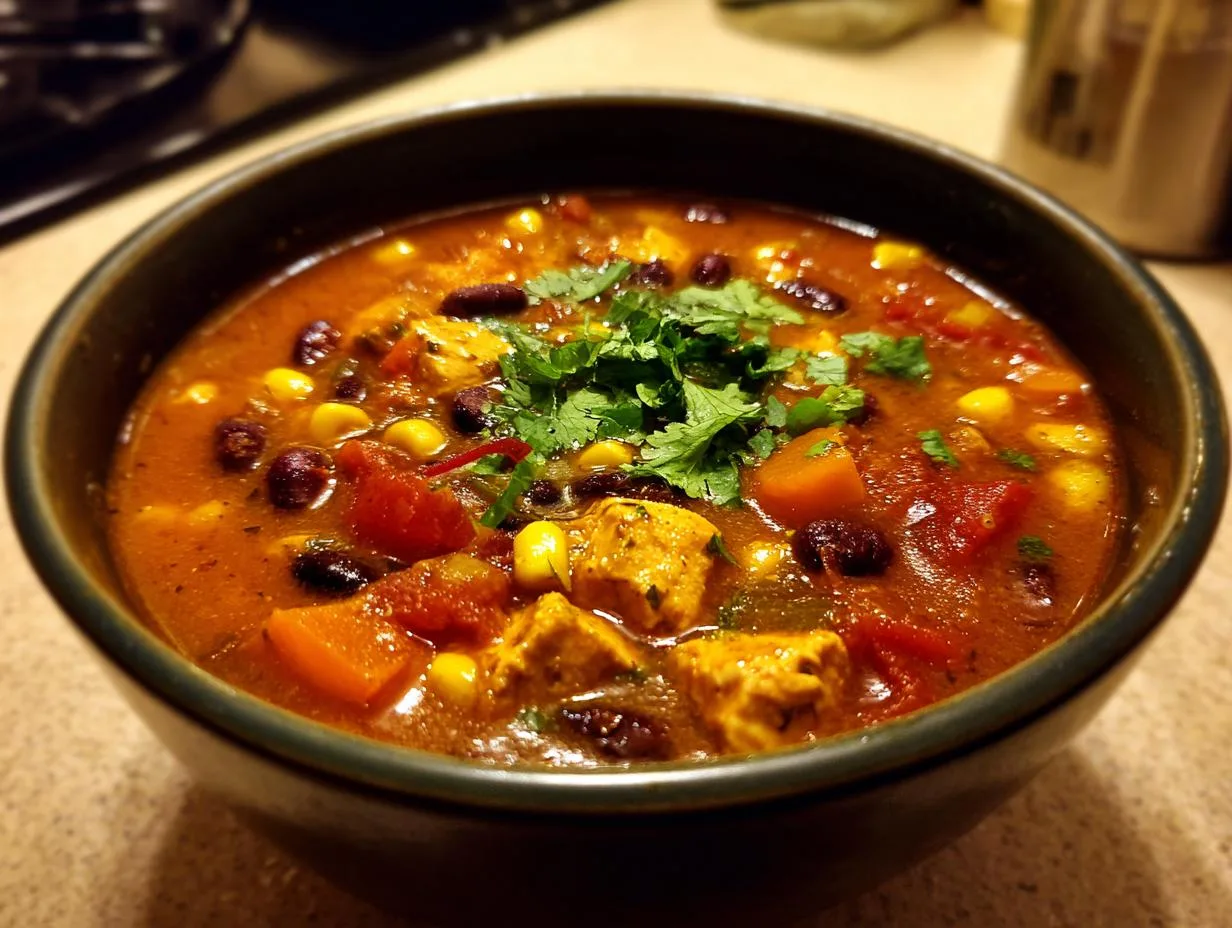 Slow Cooker Fiesta Chicken Soup: 10-Minute Dump & Devour Magic