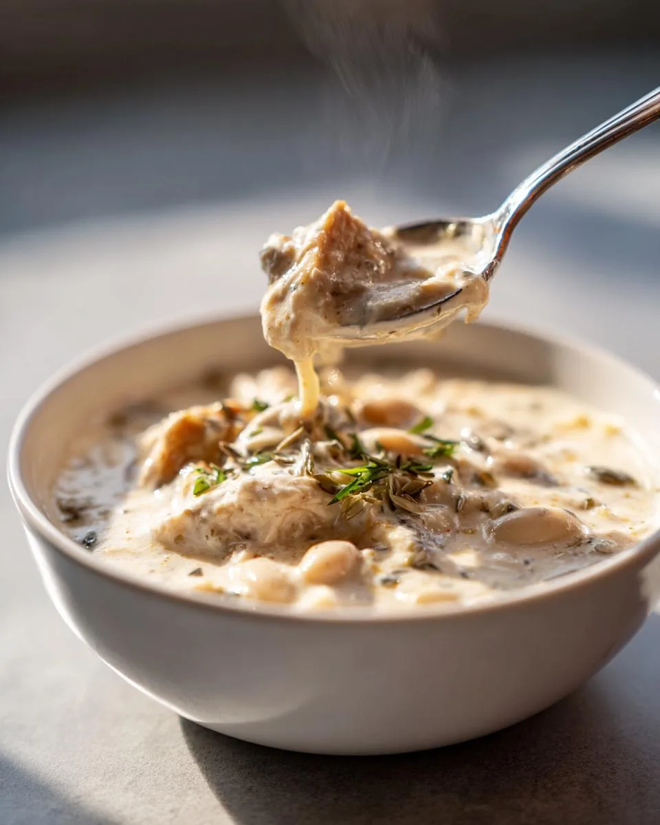 Sour Cream White Chicken Chili - detail 2